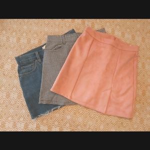 Discontinued/vintage mini skirts